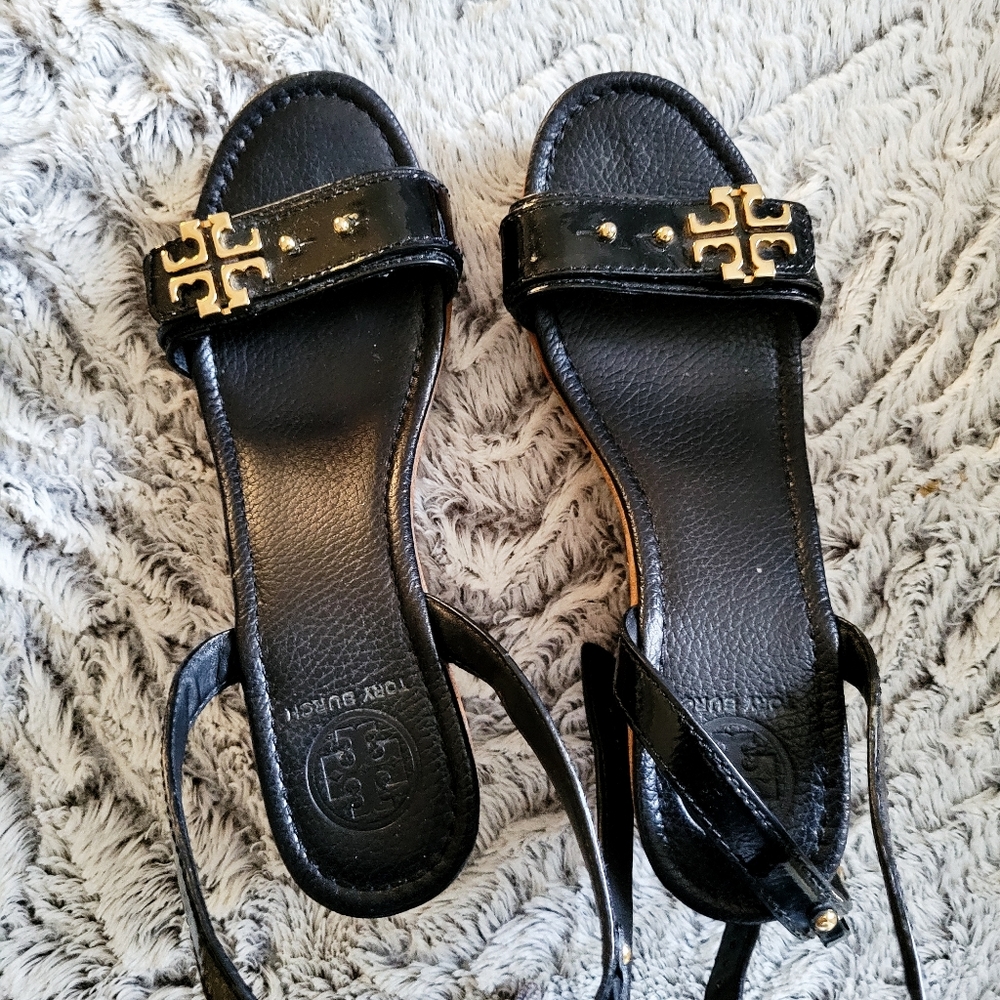 Tory Burch leather Sling Back Sandals